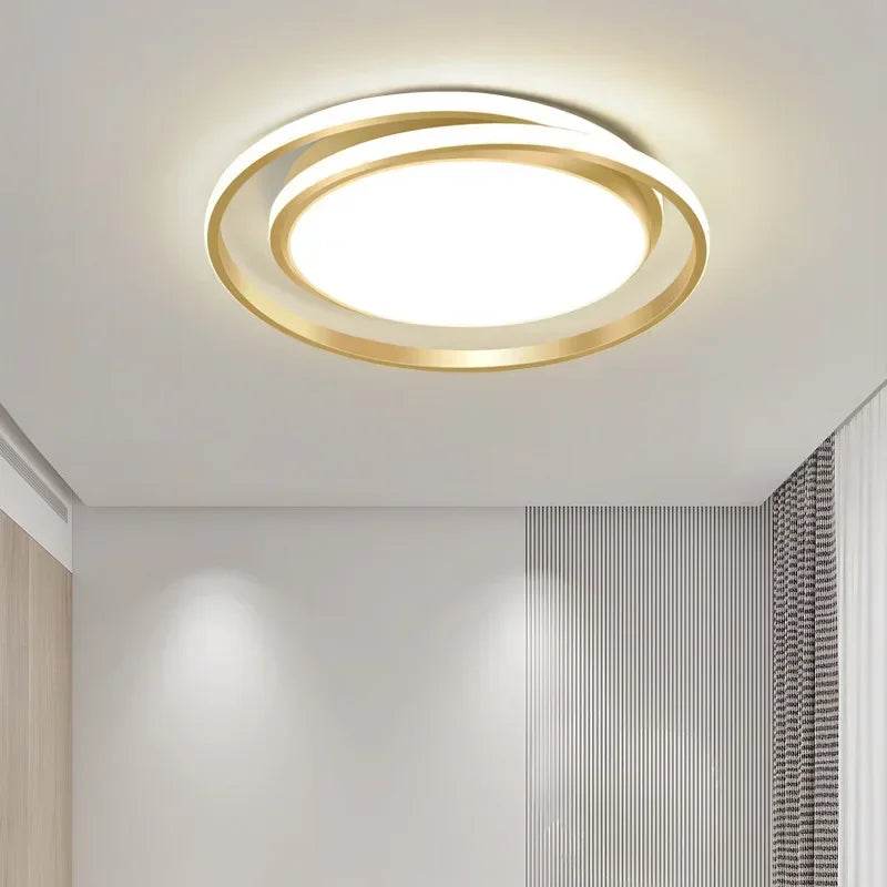 lustre moderne en or pour décoration intérieure élégante - vue 2 sur 10