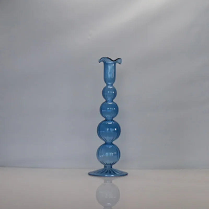 bougeoir en cristal pour décorations de mariage romantique - vue 4 sur 8