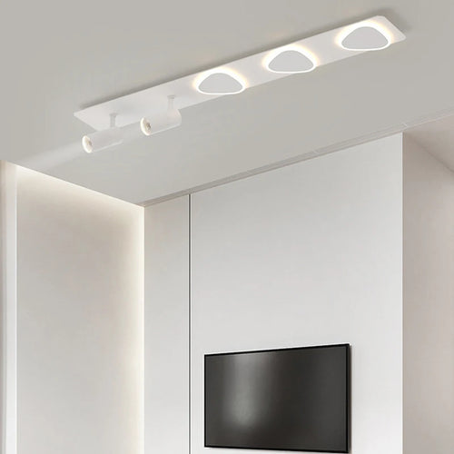 plafonnier led moderne avec projecteur luminaire décoratif d'intérieur - vue 2 sur 18