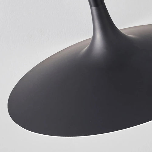 Suspension design LED conique arrondi Noir - vue 5 sur 6