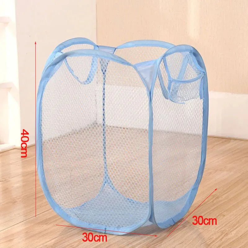 panier à linge pliable portable pour rangement pratique - vue 7 sur 11
