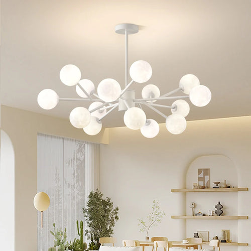 lustre moderne led qiyimei avec 12/15 lumières pour intérieur - vue 4 sur 10