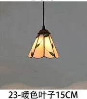 lustre en verre style tiffany rétro pour intérieur méditerranéen - vue 21 sur 30