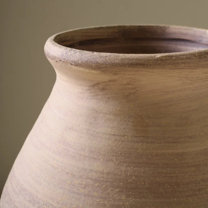 vase rétro en céramique fait main pour décoration fleurs séchées - vue 5 sur 6