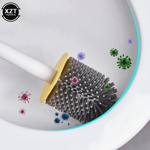 brosse en silicone avec support pour un nettoyage rapide - vue 4 sur 7