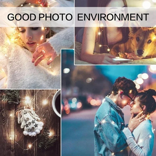 guirlande lumineuse led avec télécommande 8 modes décoration festive - vue 4 sur 13