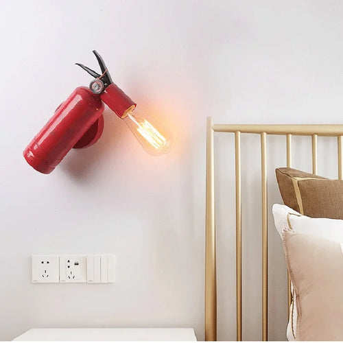 Rétro applique murale LED lampe extincteur forme gaz pour Restaurant Bar éclairage couloir allée thé maison loisirs décoration luminaires - vue 2 sur 7