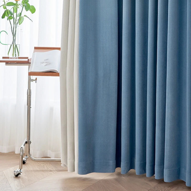 Rideau occultant moderne plissé pour salon chambre fenêtre - vue 3 sur 19