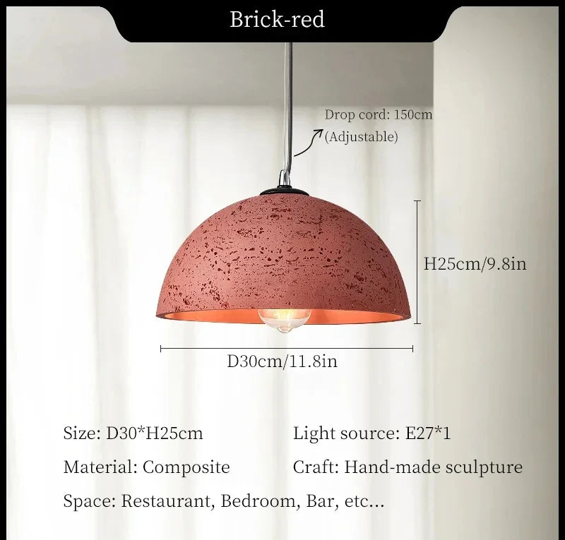 lustre moderne minimaliste wabi-sabi suspension décoratives pour intérieur