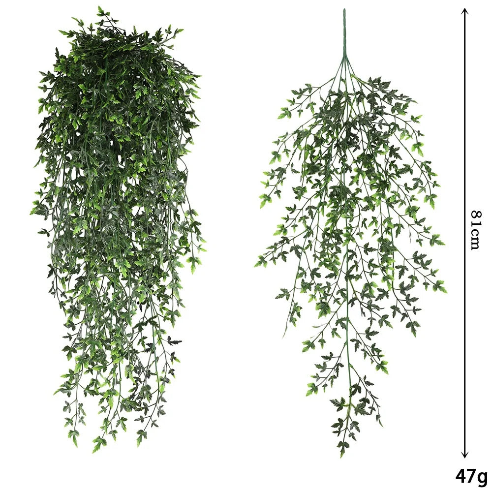 plante suspendue en bande de vigne décoration murale artificielle - vue 13 sur 14
