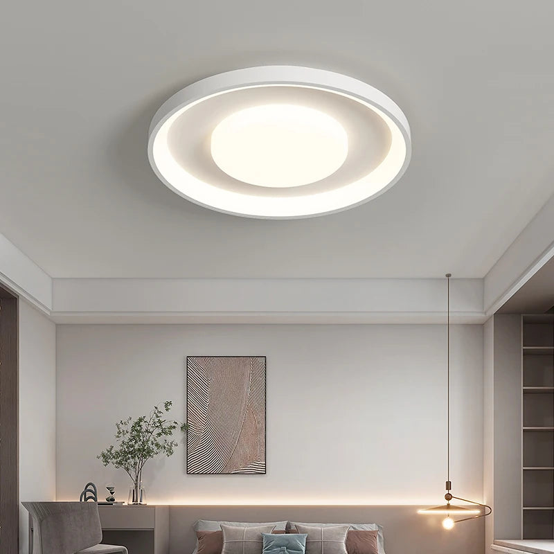 lustre led minimaliste moderne avec protection des yeux anti-bleue - vue 4 sur 12