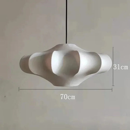 suspension en soie design créatif style wabi sabi - vue 14 sur 14