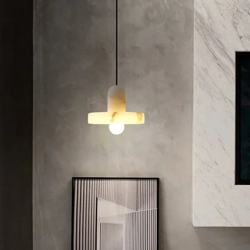 suspension en marbre naturel pour décoration intérieure moderne - vue 3 sur 7