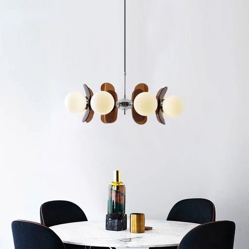 suspension moderne en verre pour décoration d'hôtel et restaurant - vue 3 sur 8