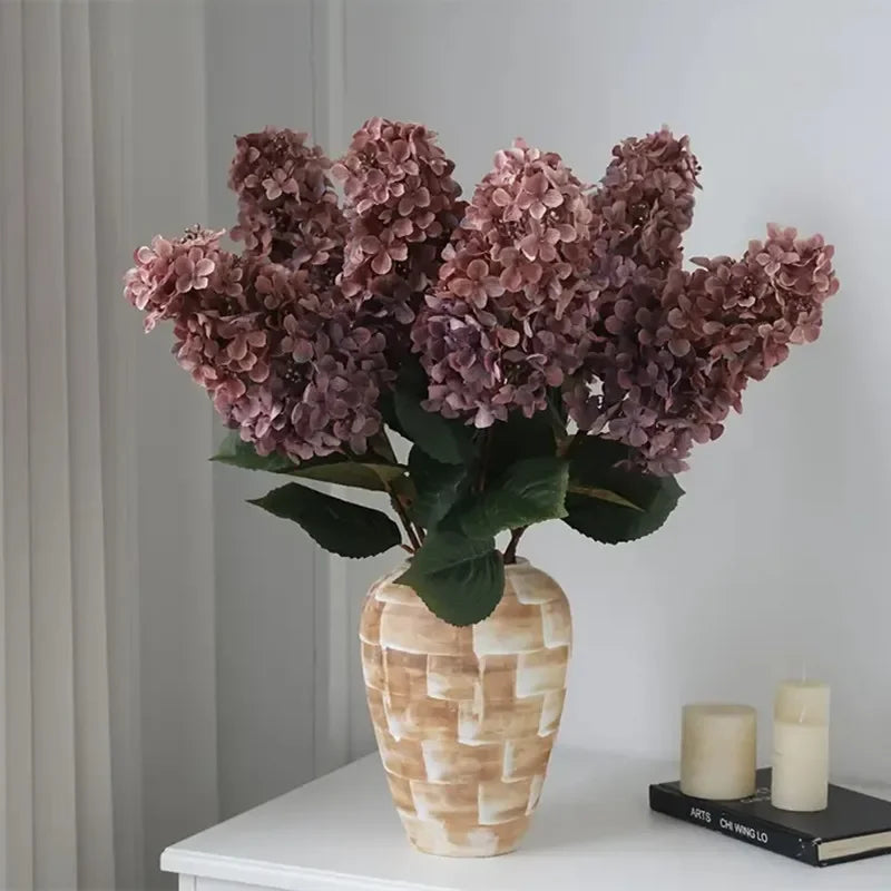 grande fleur d'hortensia artificielle pour décoration florale et mariage - vue 4 sur 11