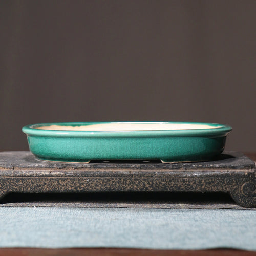 pot de fleurs rond en sable pour bonsaï rétro et succulentes - vue 13 sur 19