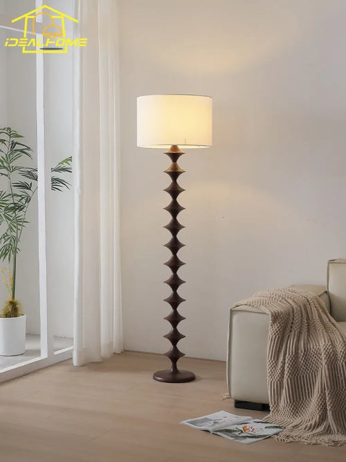 lampadaire médiéval rétro en forme de gourde décoratif avec lumière led - vue 3 sur 9