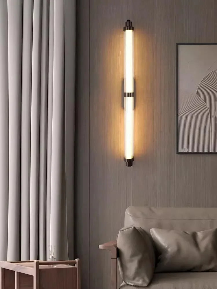 applique murale cylindrique à led moderne pour intérieur élégant - vue 4 sur 10