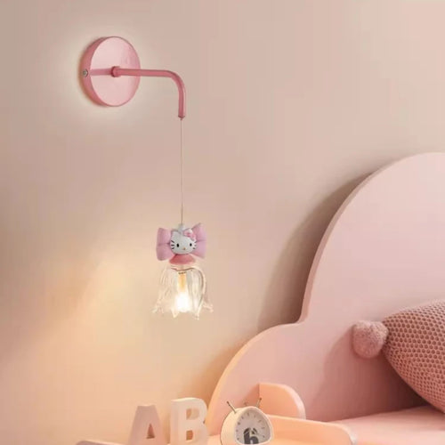 lampe de chevet chaton mignon pour chambre d'enfant décorative - vue 3 sur 7