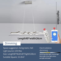Smart Home Alexa Google Home Modern LED Chandelier, Used For Living Rooms, Restaurants, Bars, Kitchens, Room Chandeliers,