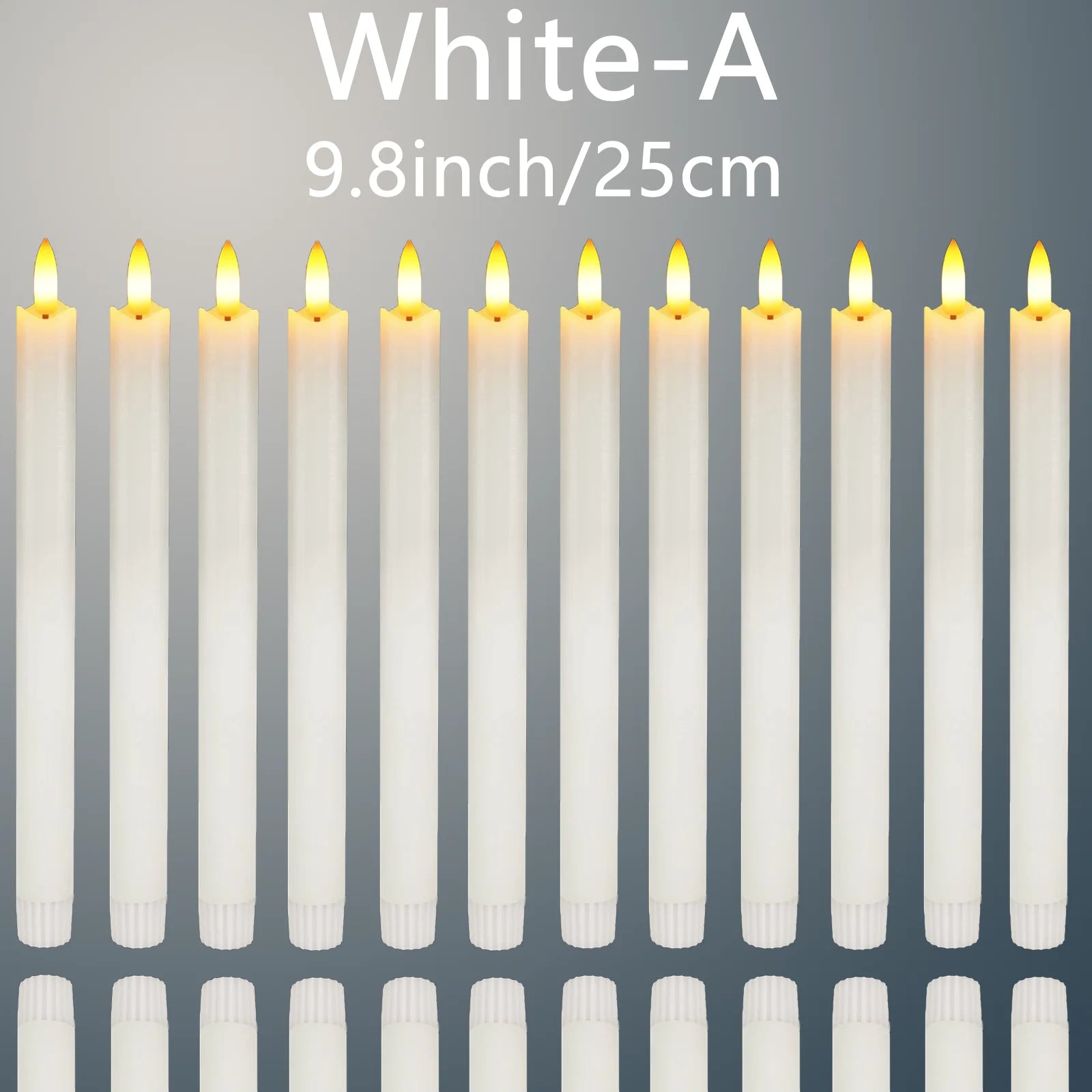 bougies LED décoratives scintillantes pour mariage et Halloween - vue 9 sur 14