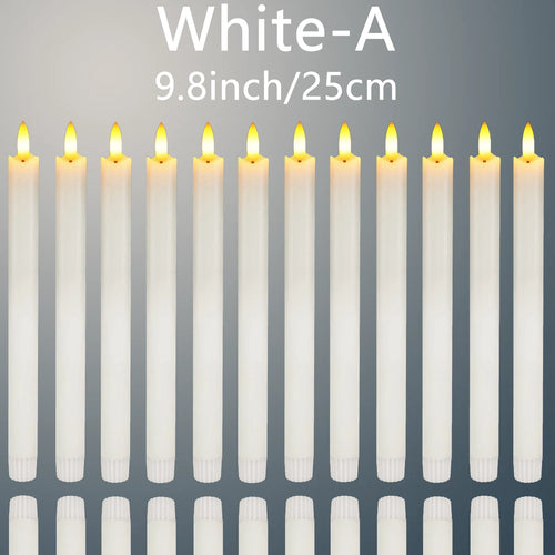 bougies LED décoratives scintillantes pour mariage et Halloween - vue 10 sur 14