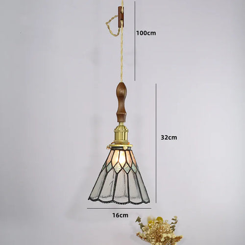 suspension nordique en cuivre avec verre teinté pour intérieur élégant - vue 14 sur 14