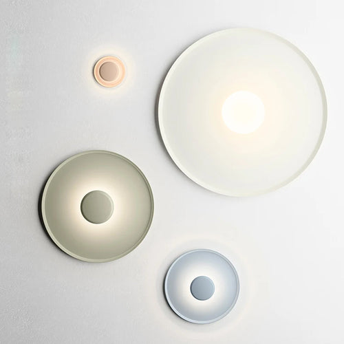 Modern Round Wall Lamps for Bedroom Bedside Living Room Wall Light Decorative Illuminaire 25cm 40cm 60cm Bar Stair Night Lamps - vue 2 sur 13