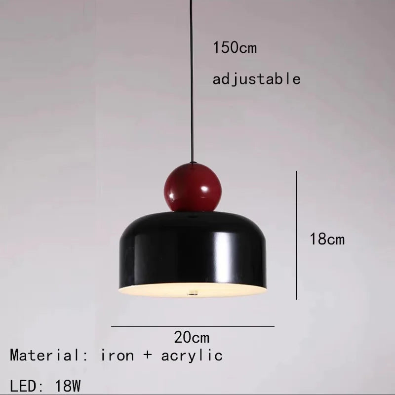 lustre moderne réglable cordon métallique pour intérieur design - vue 24 sur 24