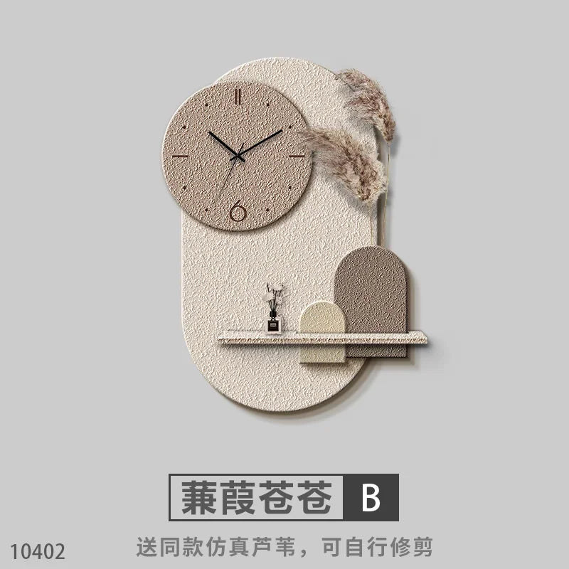 horloge murale décorative en grès design sensoriel avancé - vue 7 sur 10