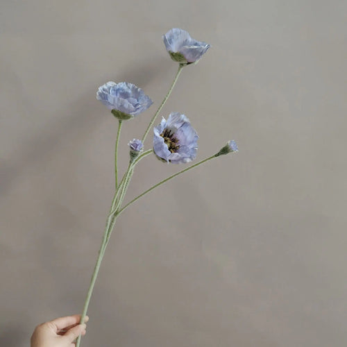 fleurs artificielles de pavot pour décoration mariage jardin et DIY - vue 16 sur 15