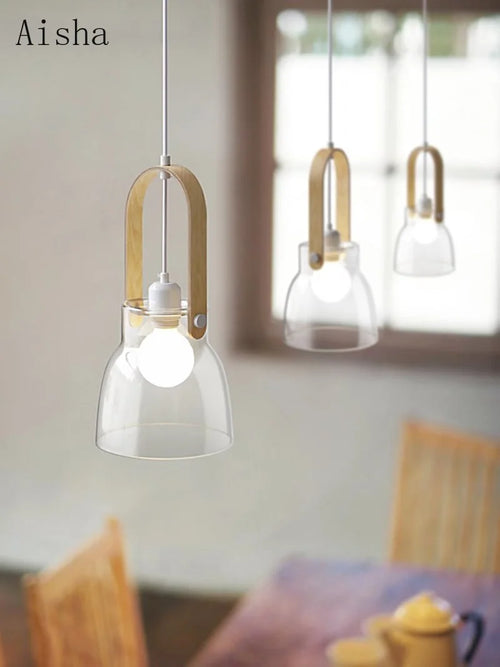lustre en verre design pour décoration intérieure moderne - vue 4 sur 9