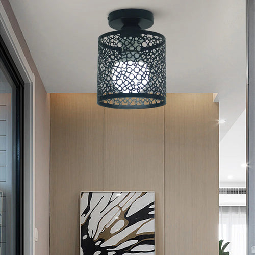 suspension en fer moderne style rétro pour décoration intérieure - vue 6 sur 7