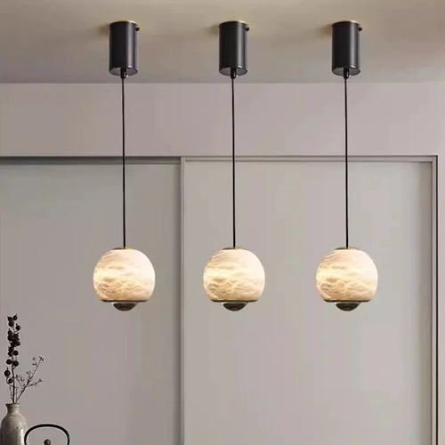 lustre de luxe en marbre naturel pour décoration de restaurant - vue 3 sur 6