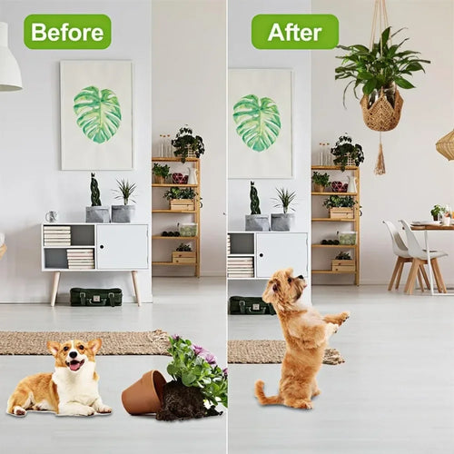 panier suspendu en macramé pour plantes décoratives - vue 5 sur 7