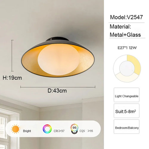 plafonnier led moderne pour éclairage intérieur décoratif