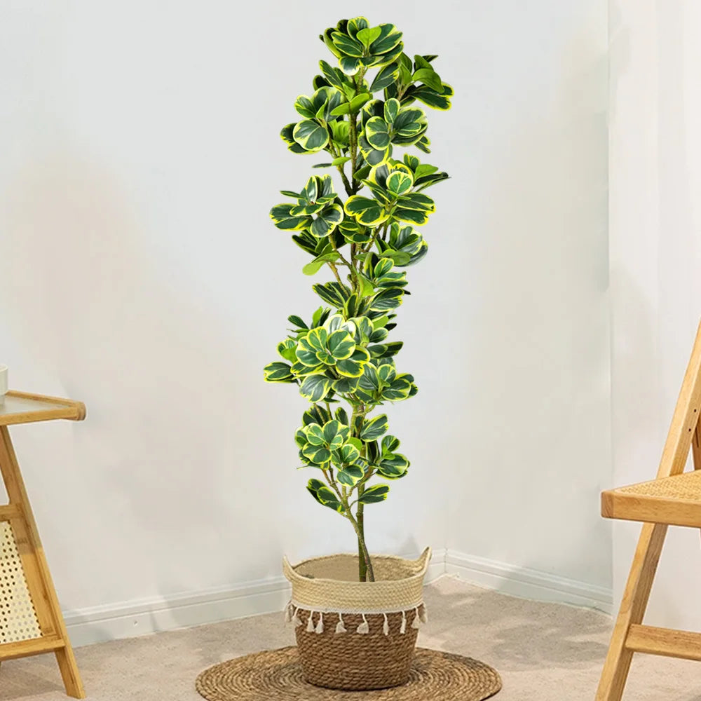 arbre artificiel ficus en plastique pour décoration extérieure - vue 5 sur 9