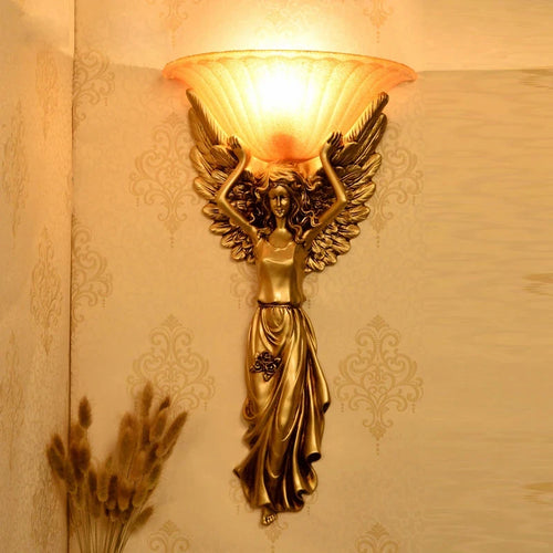 applique murale angel lampe rétro décorative pour intérieur moderne - vue 3 sur 6