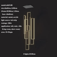 plafonnier nordique moderne pour loft et espaces créatifs