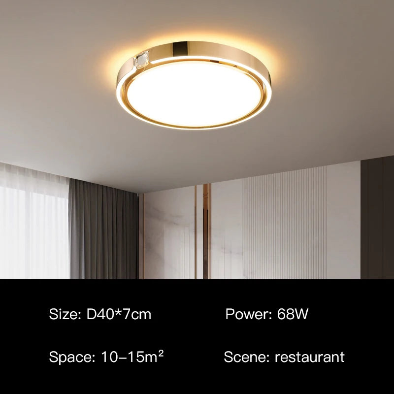 plafonnier moderne à anneau design luxe pour intérieur - vue 12 sur 12