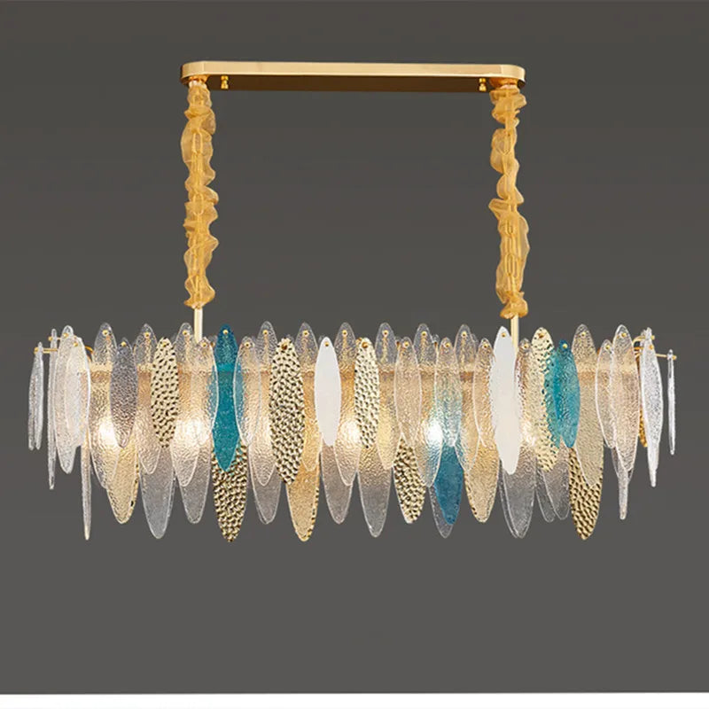 lustre en verre nordique pour décoration intérieure élégante - vue 2 sur 19