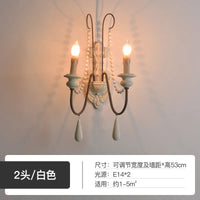 American French wall lamp, rural retro living room, dining room, bedroom, corridor, staircase decorative lighting fixtures
