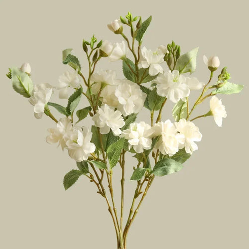 bouquet de camélias en soie pour décoration florale artificielle - vue 11 sur 10