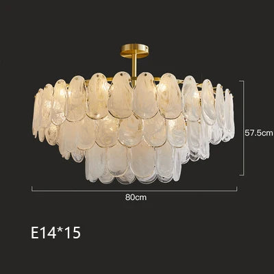lustre suspendu en verre nuage design créatif postmoderne unique - vue 10 sur 18