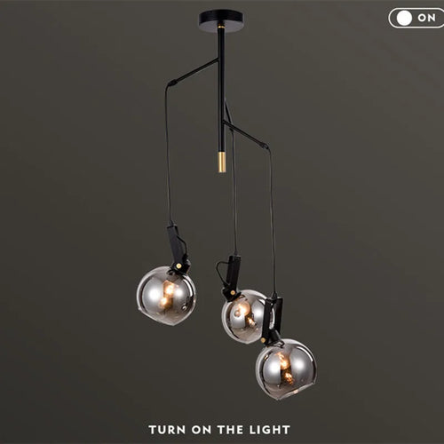 lustre nordique simple et luxueux pour éclairage intérieur - vue 3 sur 8