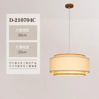 lustre en bambou style japonais pour intérieur zen
