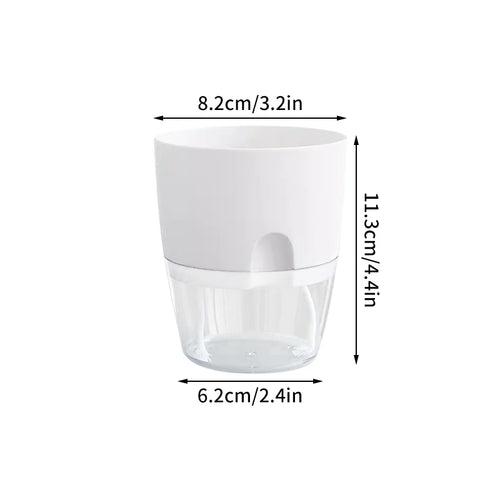 pot de fleurs auto-arrosant en plastique pour plantes succulentes - vue 11 sur 14