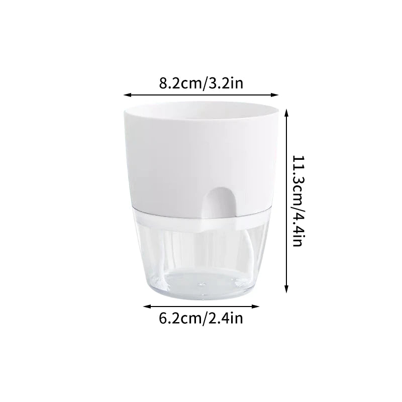 pot de fleurs auto-arrosant en plastique pour plantes succulentes - vue 11 sur 14