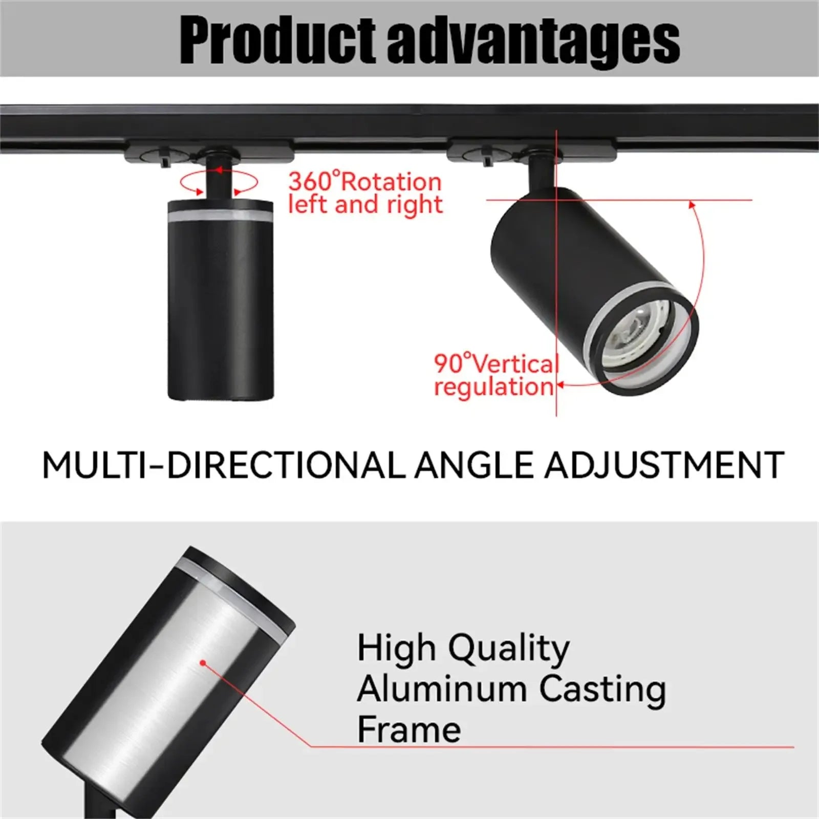 spot led décoratif pour rail de magasin intérieur - vue 10 sur 19