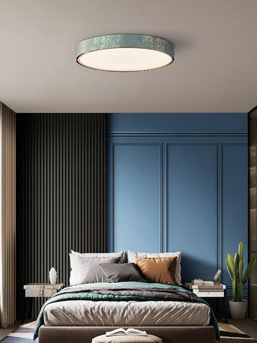 lustre en cristal cuivre postmoderne avec led dimmable - vue 5 sur 21